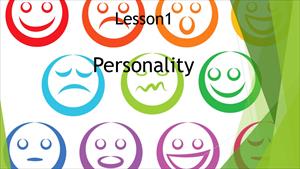 دانلود پاورپوینت درس اول زبان انگلیسی پایه نهم Talking about Personality